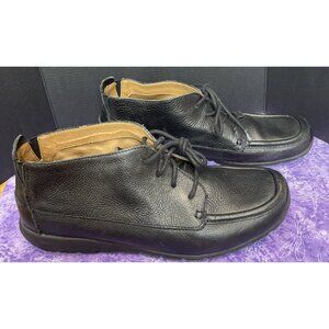 Easy Spirit Womens Size 9‎ Narrow Black Ankle Lace Up Flats Shoes Boots Adagio
